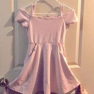 Girls Peach/Pink Dress